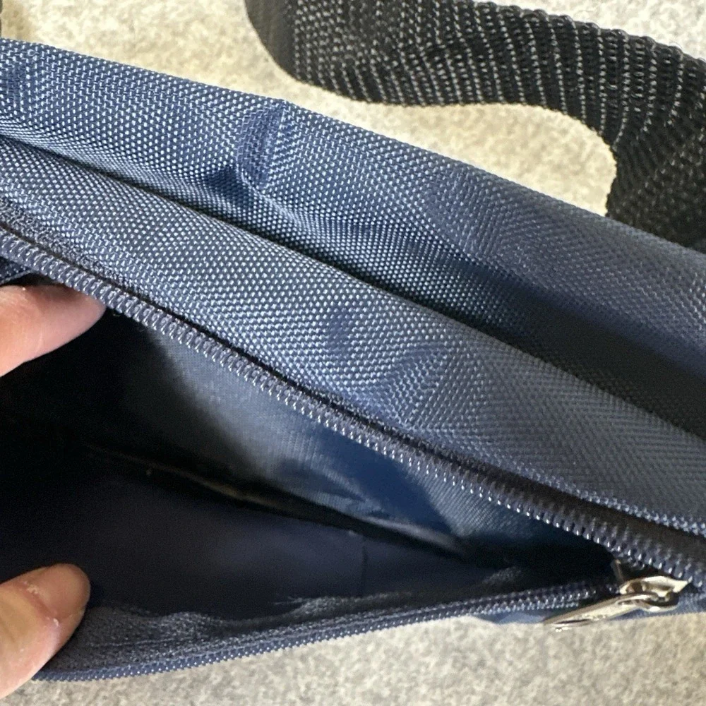 Vintage Fanny Pack‎ Track XY 3 Paris London NY Blue Retro NWOT